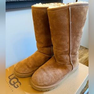UGG Brown Suede Boots Classic Tall size 7